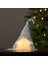 411469 "Joylıght" Led Plastik Tekstil Kumaş Gümüş-Beyaz 28cm Yüksekliğinde Cüce 2