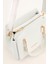 Beyaz Kumaş Görünümlü El Çantası 3