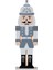 271-91 "nutcracker" Ledli Gri Beyaz Fındık Kıran 52CM Yüksekliğinde 1