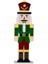 271-90 "nutcracker" Ledli Ahşap Renkli Fındık Kıran 52CM Yüksekliğinde 1