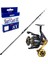 Surf Oltası Seti Okuma Revenger Tele Surf 420 cm 4 Parça Surf Kamışı&okuma Salina SA-6000HA Blue 6+1bb Olta Makinesi 1