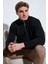Pamuklu Regular Fit Yarım Fermuarlı Dik Yaka Sweat Erkek Sweat 59052592 1