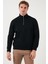 Pamuklu Regular Fit Yarım Fermuarlı Dik Yaka Sweat Erkek Sweat 59052592 5