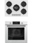 2'li Beyaz Cam Ankastre Set Flowart QMS63CB Turbolu - RS036 Woklu 75CM Ocak 1