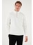 Pamuklu Regular Fit Yarım Fermuarlı Dik Yaka Sweat Erkek Sweat 59052592 4