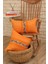 Çiçek Motifli ve Ponpon Detaylı Dekoratif Kırlent KILIFI,K-398 3