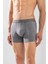 Erkek Compact Düz Boxer 3'lü Set 1110 Gri Melanj 2
