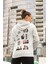 Regular Fit Kadın Sırt Baskılı Sweatshirt 2