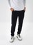 Erkek Siyah Pamuk Dokulu Regular Fit Sweat Pantolon 1