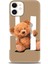 iPhone 12 Kılıf Hd Baskılı - Teddy Hı + 9h Nano Ekran Koruyucu 1