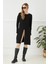 Nonamee Yırtmaçlı Siyah Modern Tunik 2