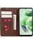 Xiaomi Redmi 12 4g Cüzdan Kılıf Buzağı Doku Pu Deri Stand Flip Manyetik Kapatma Telefon Kapağı (Yurt Dışından) 4
