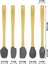 Indigo 5'li Gri Bambu Silikon Spatula Seti Uzun 26 Cm 2