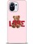 Xiaomi Mi 11 Kılıf Hd Baskılı Kılıf - Love Bear + 9h Nano Ekran Koruyucu 1