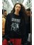 Unisex Taylor Swift Konser Baskılı Kapüşonsuz Sweatshirt, Oversize The Eras Tour Baskılı Sweat 2