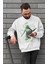 Unisex Gitarlı Taylor Swift Karma Baskılı Kapüşonsuz Sweatshirt, Oversize Eras Tour Baskılı Sweat 2