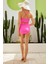Bikini Üstü Pembe Büzgülü 2