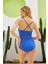 Bikini Üstü Saks Büzgülü 2