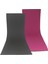 Pembe-Siyah Extra Rahat Plates Yoga Matı 180X60CM 10MM 2