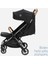 Eva Otomatik Katlanan Kompakt Bebek Arabası Essential Black 8