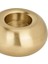 422014 "jellıcoe" 5 cm Yüksekliğinde 9,5 cm Çapında Gold Alüminyum Şamdan- Mumluk 2