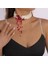 Lovisa Accessories Halloween Cadılar Bayramı Kanlı Kolye Kan Efektli Inci Kolye 3