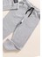 For You Kids 2'li Pamuk Waffle Sweat Jogger Koyu Gri Alt Üst Takım 3