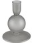 422259 "molume" Gri Şamdan- Mumluk 11 cm Yüksekliğinde 8,5 cm Çapında 4