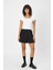 U Yaka Slim Fit Crop T-Shirt (B24-0096) 1