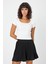 U Yaka Slim Fit Crop T-Shirt (B24-0096) 2