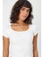 U Yaka Slim Fit Crop T-Shirt (B24-0096) 5