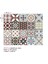 Kendinden Yapışkanlı Karnaval Desenli Pvc Karo 10 x 10 cm 20'li Paket 3