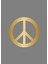 Peace Bariş Işareti Barış Logosu Sticker Araba Oto Motosiklet Karavan Sticker 00195 1