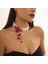 Lovisa Accessories Halloween Cadılar Bayramı Kanlı Kolye Vampir 3 Sıra Inci Kolye 3