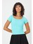 U Yaka Slim Fit Crop T-Shirt (B24-0096) 2