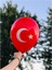 Ay Yıldız Baskılı 10 adet Pastel Balon Kaliteli 2