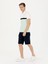 Erkek Lacivert Slim Fit Jean Bermuda Şort 50269605-VR033 3