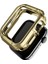 Apple Watch Serisi 1/2/3 42MM/SE/SERISI 4/5/6 44MM/SERISI 7 45MM/SERI 8 45MM Elektrapan Tpu Saat Kılıfı Lazer Gravür Koruyucu Kapak - Altın (Yurt Dışından) 1