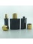 15 Adet Boş Cam Parfüm Şişe, 50 ml, Özel Siyah Elips Model, Sıkma Ağız, Gold Kapak 4