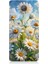 General Mobile Gm5 Plus Uyumlu Papatya Bahçesi Desenli Silikon Kılıf 1