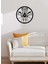Zürafa Dekoratif Metal Duvar Saati -Ev Dekorasyon - 50 X 50 - Cm - Siyah - Clock-050 2