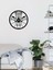 Zürafa Dekoratif Metal Duvar Saati -Ev Dekorasyon - 50 X 50 - Cm - Siyah - Clock-050 3