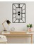 Modern Roma Metal Duvar Saati -Ev Dekorasyon - 50 X 33 - Cm - Siyah - Clock-090 1