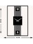 Serisi Metal Duvar Saati -Ev Dekorasyon - 50 X 34 - Cm - Siyah - Clock-247 5