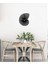 Modern Art Metal Duvar Saati -Ev Dekorasyon - 50 X 60 - Cm - Siyah - Clock-154 1