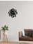 Modern Metal Duvar Saati -Ev Dekorasyon - 50 X 50 - Cm - Siyah - Clock-006 2