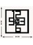 Modern Text Metal Duvar Saati -Ev Dekorasyon - 50 X 50 - Cm - Siyah - Clock-091 5