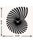 Modern Art Metal Duvar Saati -Ev Dekorasyon - 50 X 60 - Cm - Siyah - Clock-154 5