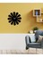 Modern Art Metal Duvar Saati -Ev Dekorasyon - 45 X 45 - Cm - Siyah - Clock-249 2