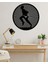 Ahi Vamos Metal Duvar Saati -Ev Dekorasyon - 50 X 50 - Cm - Siyah - Clock-007 1